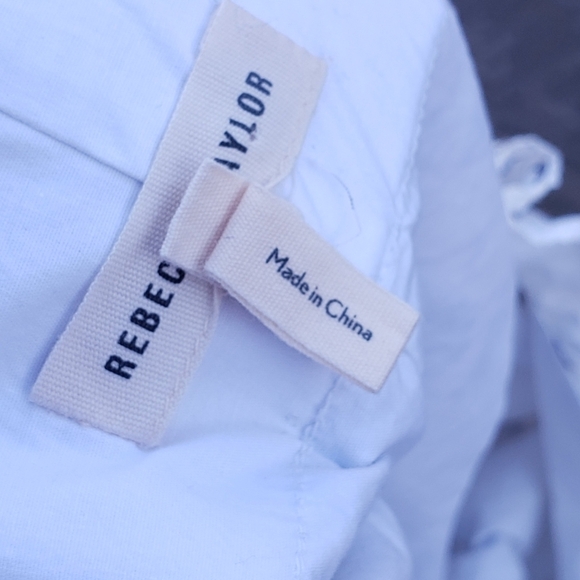 - Rebecca Taylor Sprigged with delicate flowers, this‎ shoulder-baring top - Picture 6 of 7